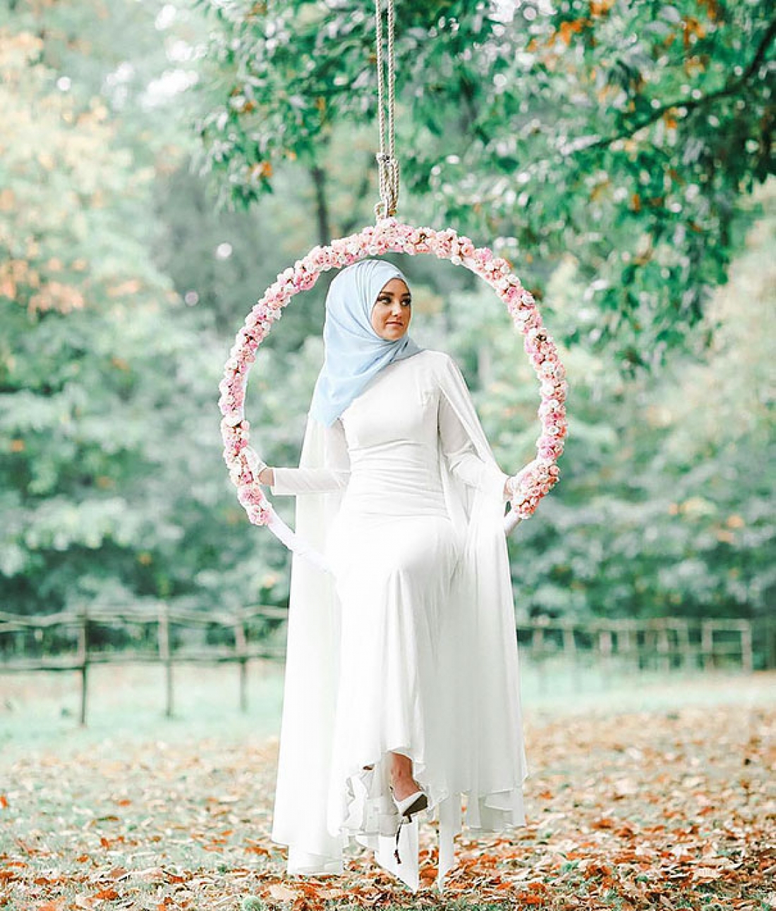 Мусульманская невеста. Мусульманские Свадебные платья. Красивая мусульманская невеста.